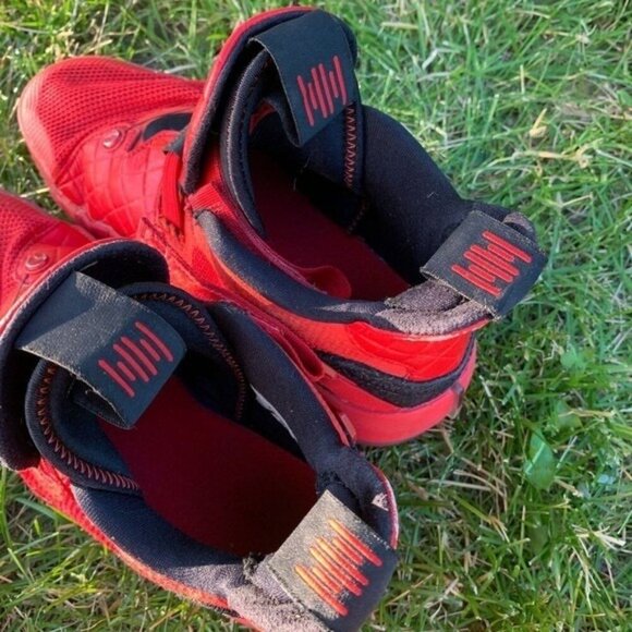 Nike Air‎ Jordan XXXiii Kids Breathable Mesh Rubber Sneakers Red Shoes Size 6.5Y - Picture 6 of 11